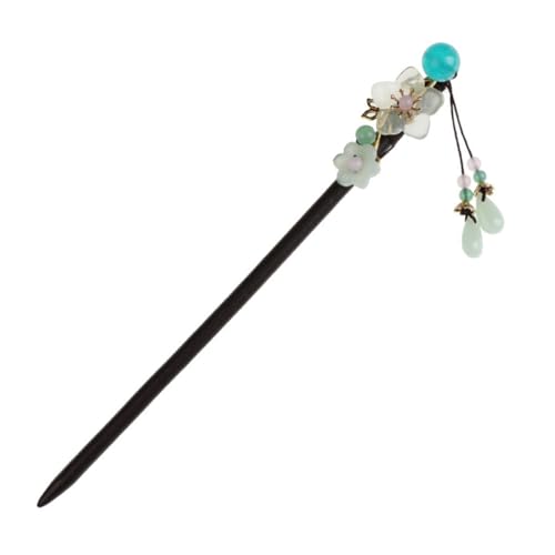 ERINGOGO Vintage Haarstäbchen Quasten Haarstab Retro Damen Haarnadel Aus Holz Für Hochzeit Cosplay Party Und Tanz ERINGOGO Vintage Haarstäbchen Quasten Haarstab Retro Damen Haarnadel Aus Holz Für Hochzeit Cosplay Party Und Tanz von ERINGOGO