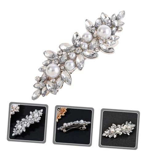 ERINGOGO Wasserdichte Langlebige Haarklammer aus Legierung mit Funkelnden Strasssteinen Modisches Haarschmuck accessoire für Frauen Geeignet für Dickes und Dünnes Haar für Hochzeit und von ERINGOGO