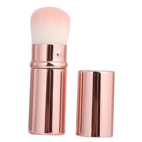 ERINGOGO Weicher Einziehbarer Puder und Rougepinsel mit Stabilem Griff Mini Make Up Pinsel für Foundation und Blush für Reisen und Tägliche Anwendung bei Frauen von ERINGOGO