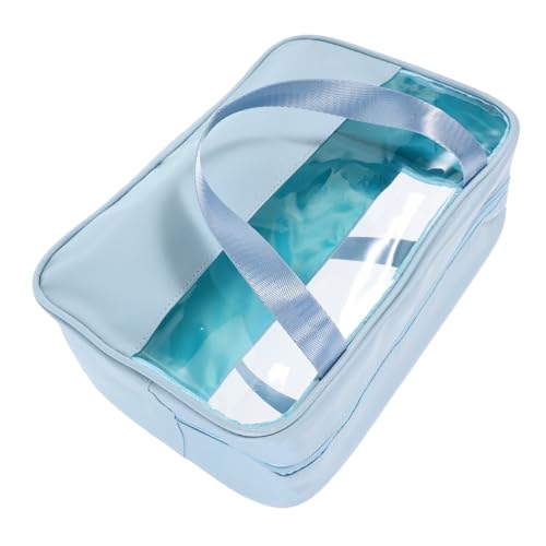 ERINGOGO wasserdichte Große Kosmetiktasche mit Patchwork Design Multifunktional und Geräumig Tragbarer Make Up Organizer für Damen für Reisen und Effiziente Aufbewahrung von ERINGOGO