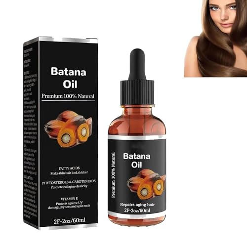 Batana Oil for Hair Growth, Batana Oil Organic for Healthy Hair, Promotes Hair Wellness for Men & Women Enhances Hair & Skin Radiance,Leaves Your Hair Smoother Oil (1Pcs) von ERISAMO