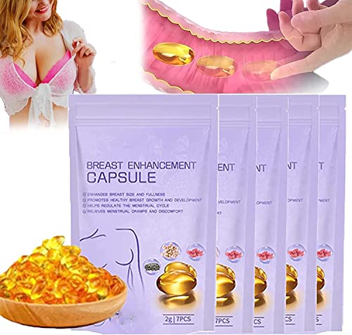 Charmup Breast Enhancement Capsules, Natural Breast Enlargement Firming and Lifting Capsules,Breast Growth Capsules, Breast Enlargement Fast Growth for Women (5 Bag) von ERISAMO