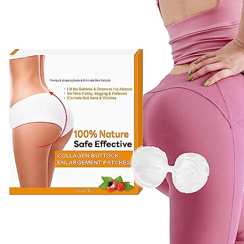 Collagen Buttock Enlargement Patch, Butt-Lift Shaping Patch, Bigger Buttock Enlargement Tightening Patch, Buttock Lifting Patch,Works for Contouring Tightening Shaping (1 Box) von ERISAMO