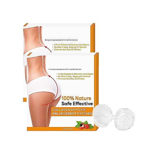 Collagen Buttock Enlargement Patch, Butt-Lift Shaping Patch, Bigger Buttock Enlargement Tightening Patch, Buttock Lifting Patch,Works for Contouring Tightening Shaping (2 Box) von ERISAMO