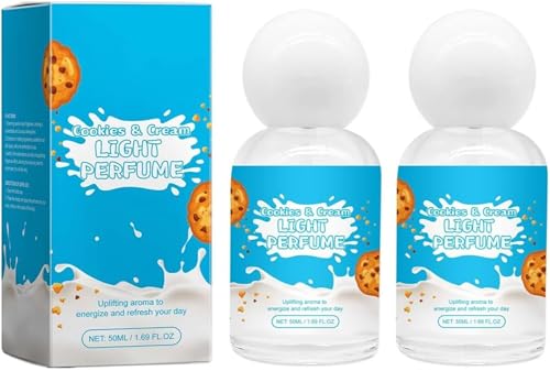 Cookies & Cream Milk Perfume, Sweet Milk Perfume for Women, Cookies & Cream Eau de Parfum Long-Lasting Refreshing & Elegant Perfume, for Women, 50ML (2Pcs) von ERISAMO