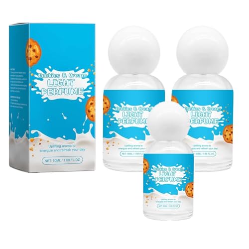 Cookies & Cream Milk Perfume, Sweet Milk Perfume for Women, Cookies & Cream Eau de Parfum Long-Lasting Refreshing & Elegant Perfume, for Women, 50ML (3Pcs) von ERISAMO