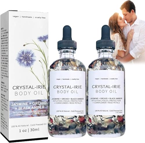 Crystal Irie-Crystal Irie Pheromone Body Oil, Pheromone Body Oil Perfume for Women, Pheromone Body Intention Oil,Long Lasting Pheromone Oil for Women to Attract Men (2Pcs) von ERISAMO