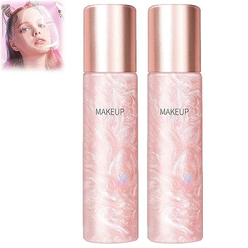 Glamstay+ Makeup Setting Spray, Moisturizing and Hydrating Makeup Setting Spray, Body Glitter Spray, for All Skin Types,Lasts Makeup for 12 Hours (2Pcs) von ERISAMO
