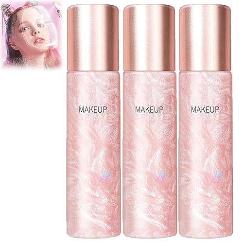 Glamstay+ Makeup Setting Spray, Moisturizing and Hydrating Makeup Setting Spray, Body Glitter Spray, for All Skin Types,Lasts Makeup for 12 Hours (3Pcs) von ERISAMO