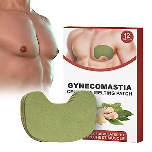 Luhaka Gynecomastia Cellulite Melting Patch, Gynecomastia Tightening Ginger Patch,Luhaka Anti Cellulite Patch for Gynecomastia, Chest Belly Fat Remove for Men (1 Box) von ERISAMO