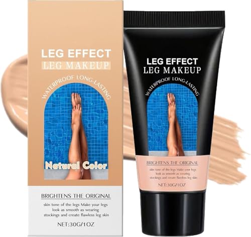 Waterproof Leg Makeup No Transfer, Tattoo Cover Up Makeup, Leg and Body Scar Tattoo Cover Up, Long-Lasting Matte Body Foundation, for All Skin Tones, 30g (Natural) von ERISAMO