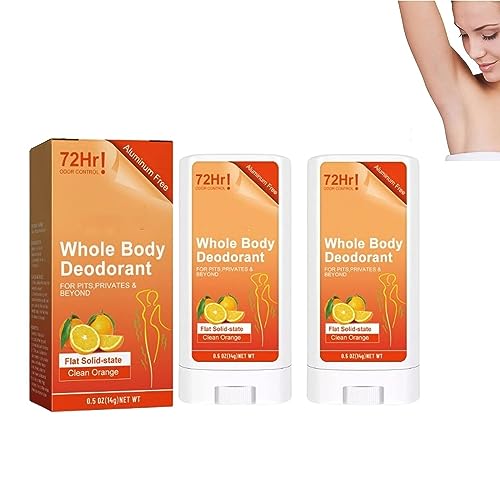 Whole Body Deodorant, Body Odor Removing Deodorant Cream Remover Eliminate Bad Smell, 72 Hour Odor Control, Refreshing and Non-Sticky,Whole Body Deodorant for Women (2Pcs) von ERISAMO