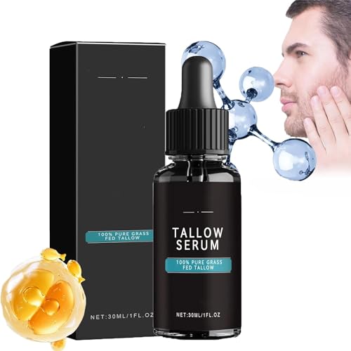 Wrinkle Defense Tallow Balm, 3 in 1 Mens Skincare Kit - Face Cream + Serum + Face Wash, Facial Skin Care Kit for Men, Reduce Fine Lines, Anti Wrinkles & Anti Aging (Serum) von ERISAMO