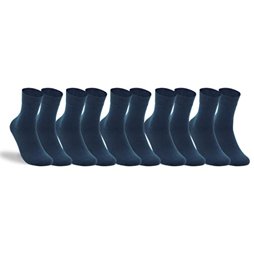 ERKARIO Hochwertige Socken für Damen & Herren in Farbe Jeans-Blau 5 Paar 39-42 von ERKARIO