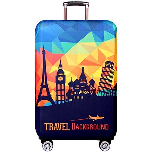 ERKIES travel Suitcase Cover Elastic Spandex Kofferschutzhüllen Modisch Frauen Luggage Cover für 19-21 Zoll Waschbare von ERKIES