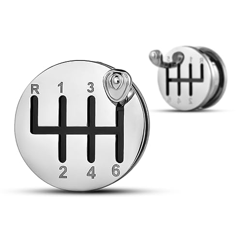 ERKUOO 2PCS Auto Zahnräder Messgeräte für Ohren Schraube Ohrtunnel Plugs Fleisch Stretcher Piercing Ohrringe Expander Zubehör für Frauen Männer 12mm von ERKUOO