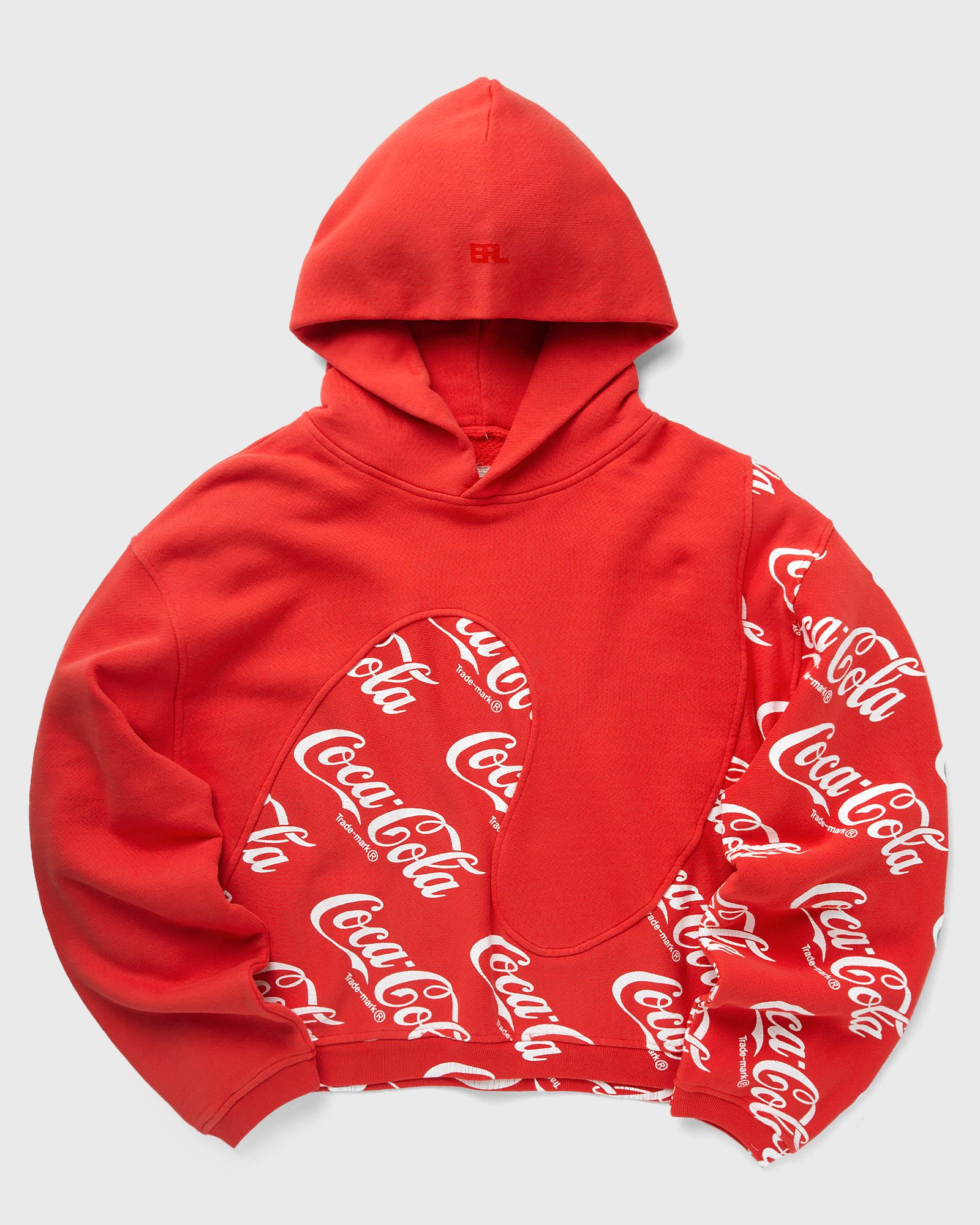 ERL COCA COLA SWIRL HOODIE KNIT men Hoodies red in Größe:L von ERL