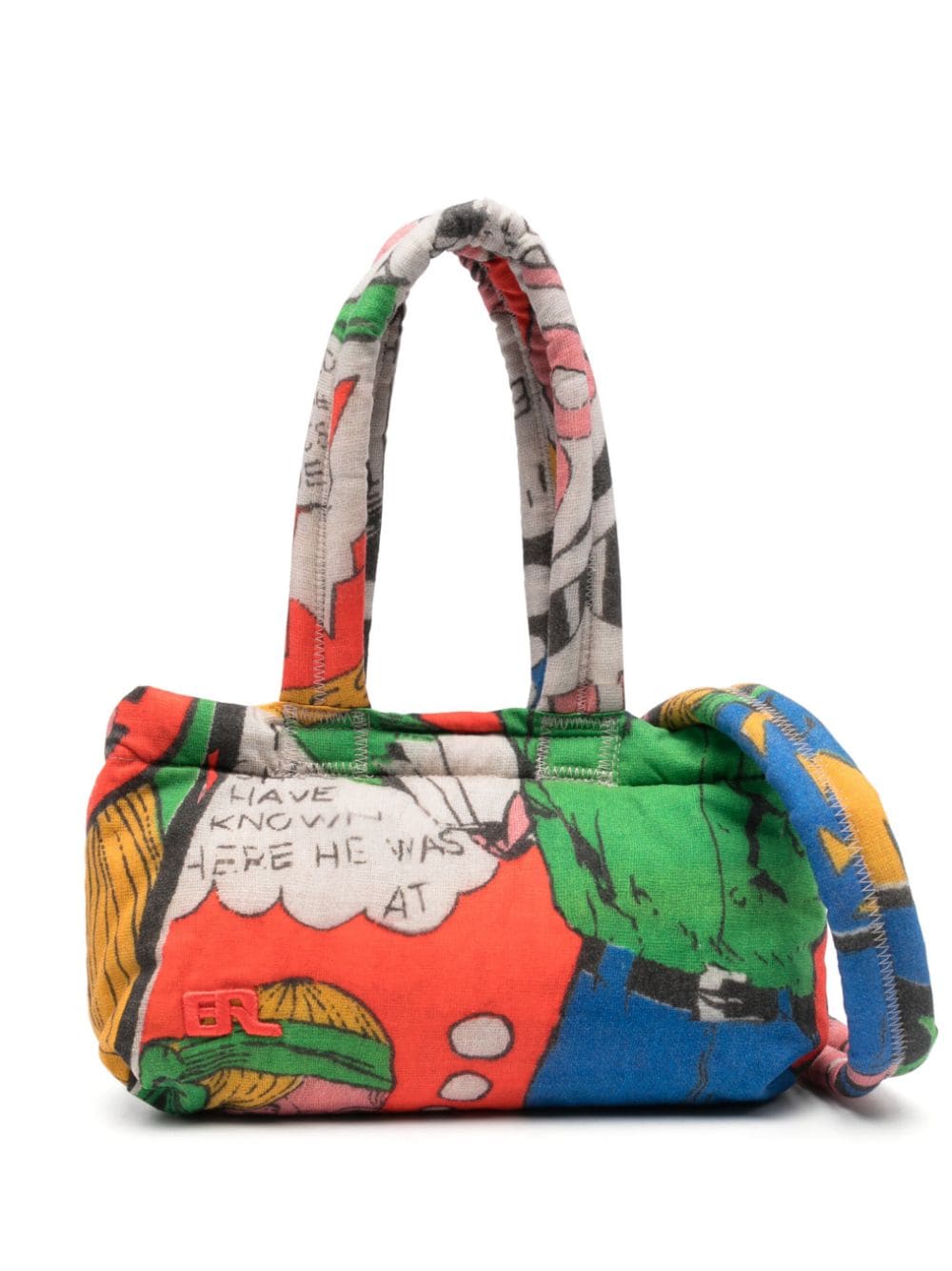 ERL Handtasche mit Comic-Print - Orange von ERL