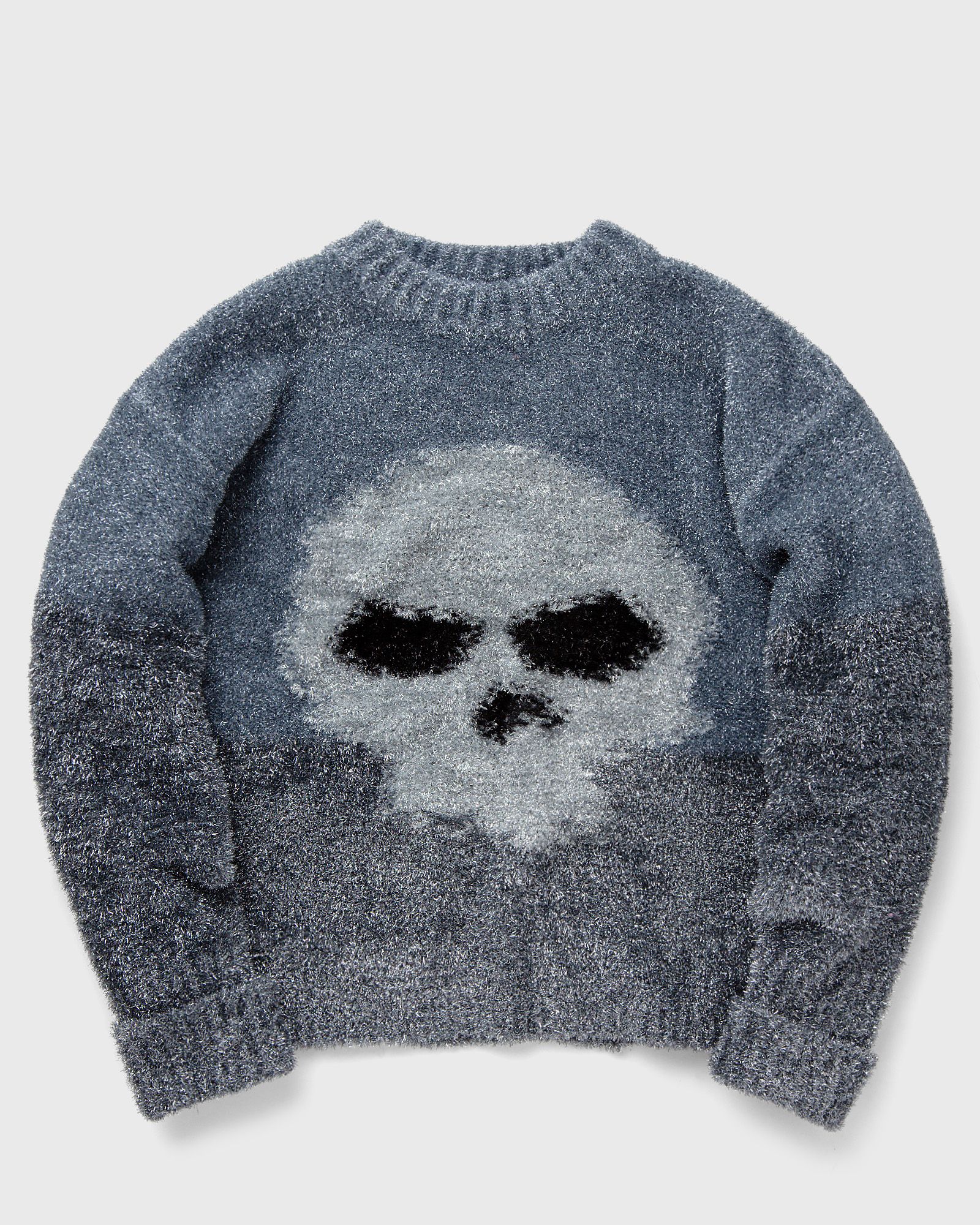 ERL GLITTER SKULL INTARSIA PULLOVER KNIT men Pullovers silver in Größe:M von ERL