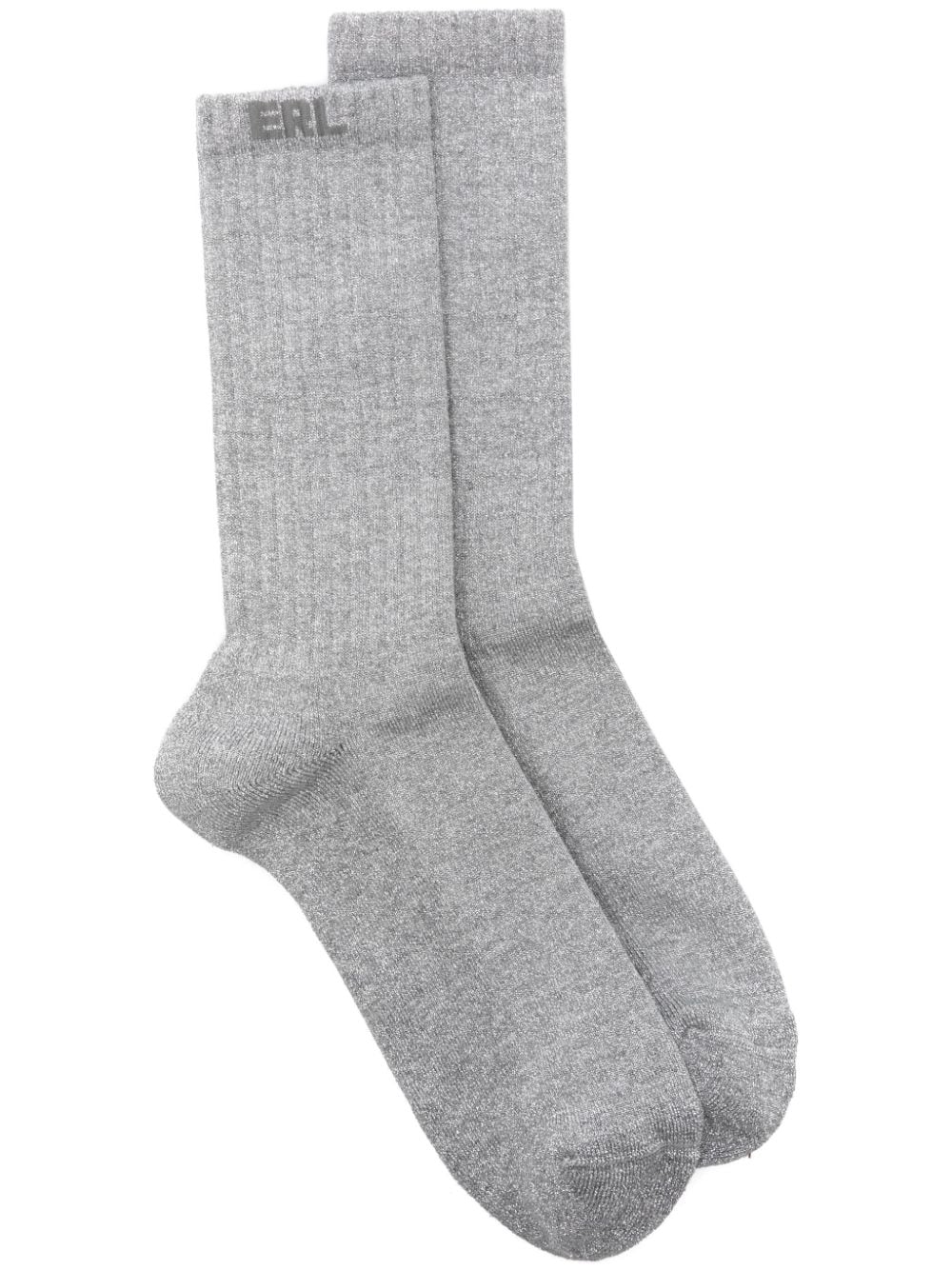 ERL Gerippte Socken - Grau von ERL