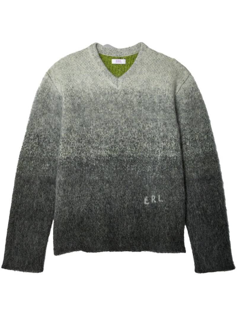 ERL Pullover mit Farbverlauf-Optik - Grau von ERL