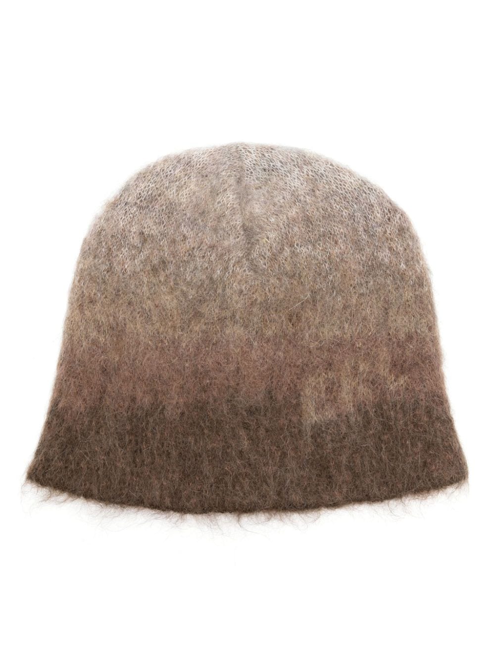 ERL Gebürstete Beanie mit Farbverlauf-Optik - Braun von ERL