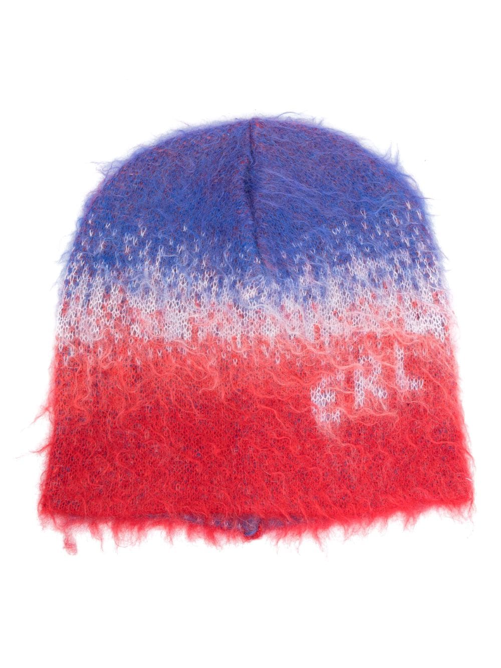 ERL Beanie mit Farbverlauf-Optik - Blau von ERL