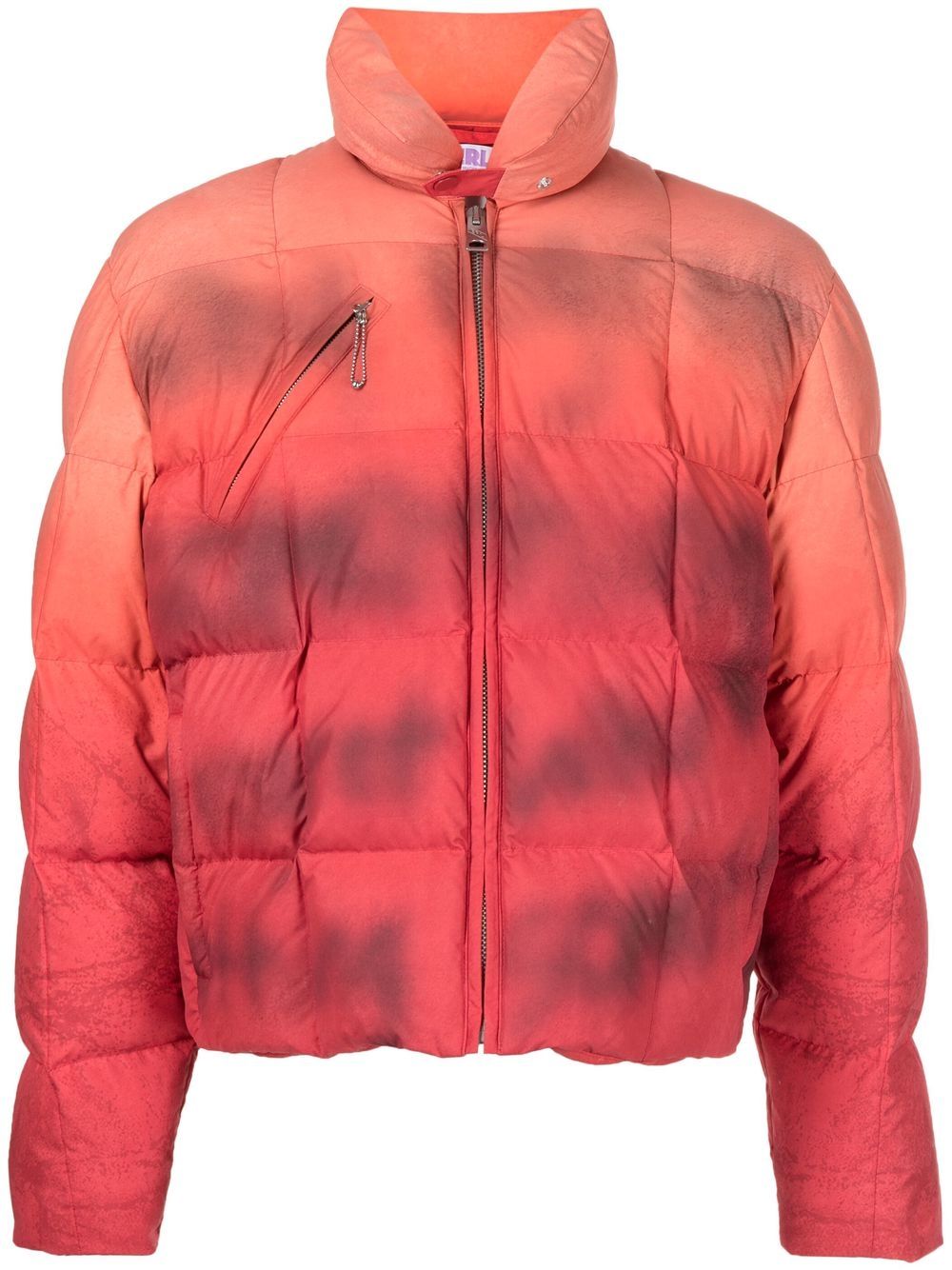 ERL Gefütterte Jacke mit Farbverlauf-Optik - Orange von ERL