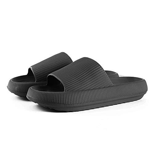 ERLINGO Pillow Slides Slippers, Ultra-Soft Slippers Badezimmer Rutschfeste Schuhe mit dicken Sohlen Schnelltrocknende Plattform-Duschrutschen Superweiche Home Pillow Slides für Damen und Herren Casual von ERLINGO