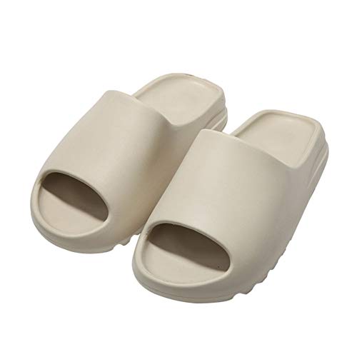 ERLINGO Ultraweiche Kissen Slides Hausschuhe Leicht Verdickt Schnell Trocknend Duschschuhe für Herren Damen Rutschfest Casual Home Pillow Slides Plattform Slide Sandalen für Indoor und Outdoor von ERLINGO