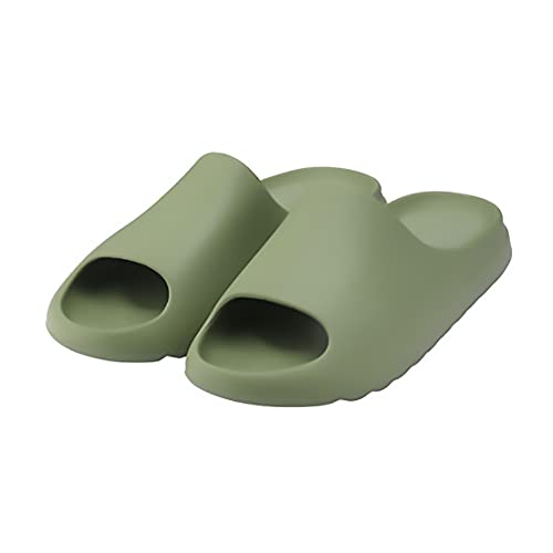 ERLINGO Ultraweiche Kissen Slides Hausschuhe Leicht Verdickt Schnell Trocknend Duschschuhe für Herren Damen Rutschfest Casual Home Pillow Slides Plattform Slide Sandalen für Indoor und Outdoor von ERLINGO