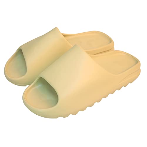ERLINGO Ultraweiche Kissen Slides Hausschuhe Leicht Verdickt Schnell Trocknend Duschschuhe für Herren Damen Rutschfest Casual Home Pillow Slides Plattform Slide Sandalen für Indoor und Outdoor von ERLINGO