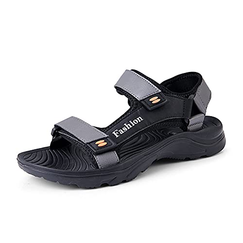 ERLINGO Verstellbare Herren-Sandalen, rutschfeste, bequeme weiche Sandalen für Männer, offene Zehen athletischer Fischer, Wandern, Strand, Sandalen, Sport, Outdoor, Wanderschuhe von ERLINGO