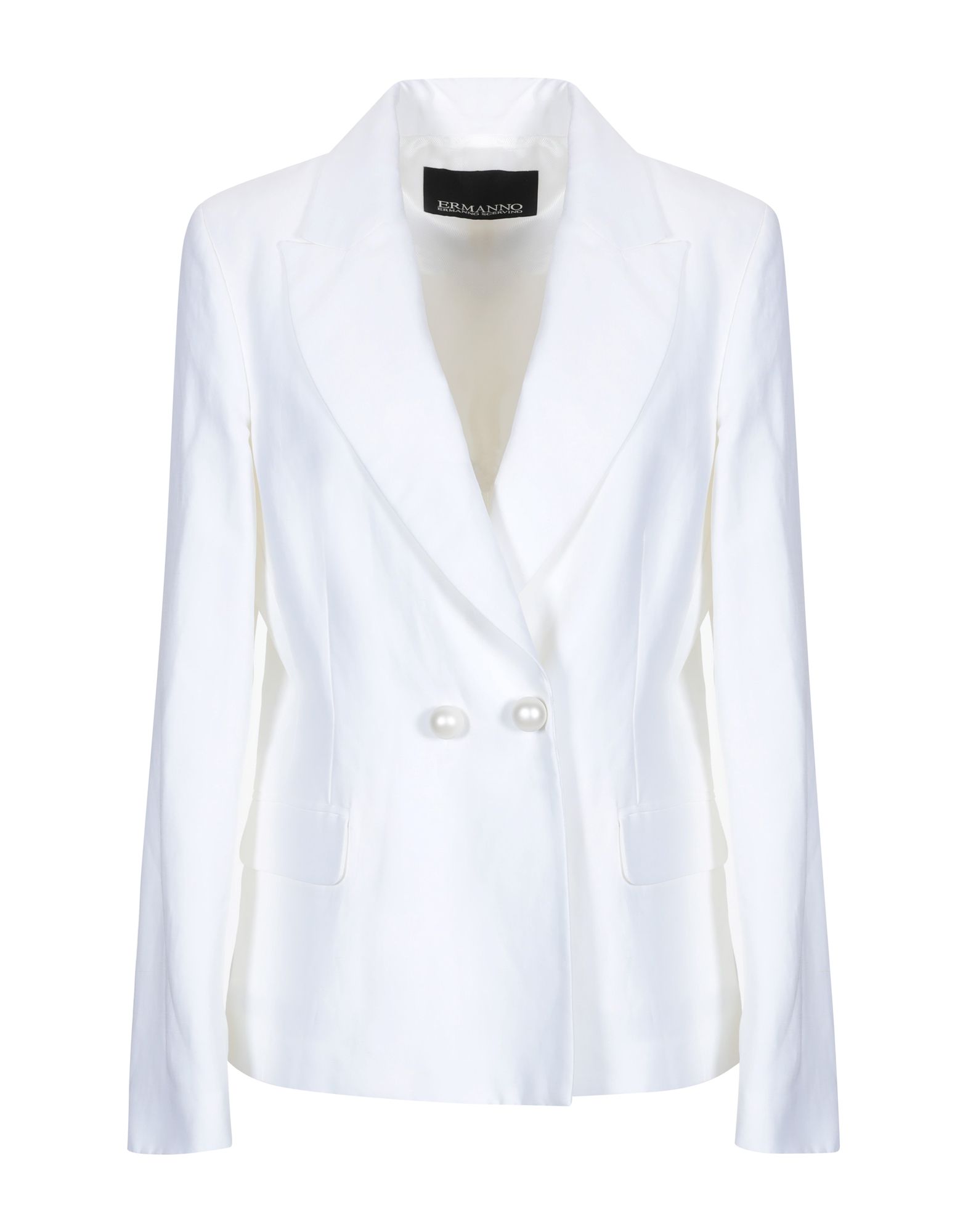 ERMANNO DI ERMANNO SCERVINO Blazer Damen Weiß ERMANNO DI ERMANNO SCERVINO Blazer Damen Weiß von ERMANNO DI ERMANNO SCERVINO