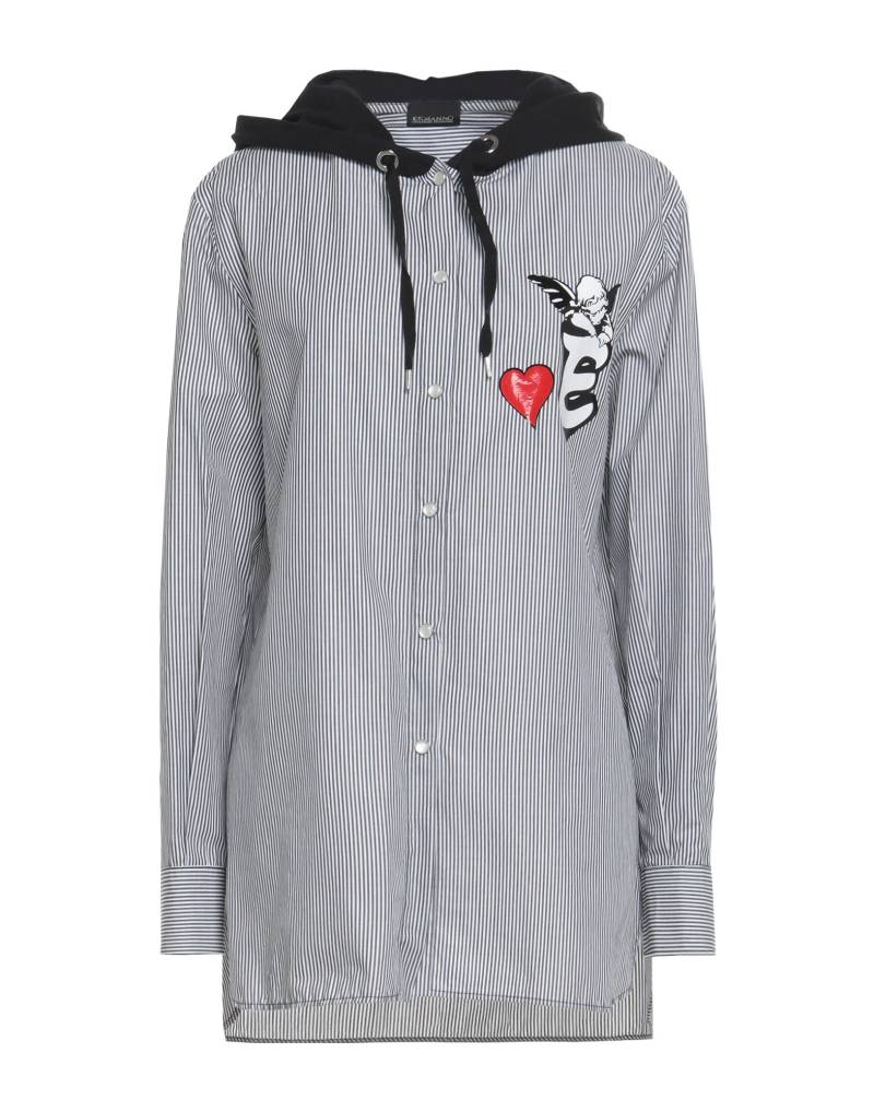 ERMANNO DI ERMANNO SCERVINO Hemd Damen Schwarz von ERMANNO DI ERMANNO SCERVINO