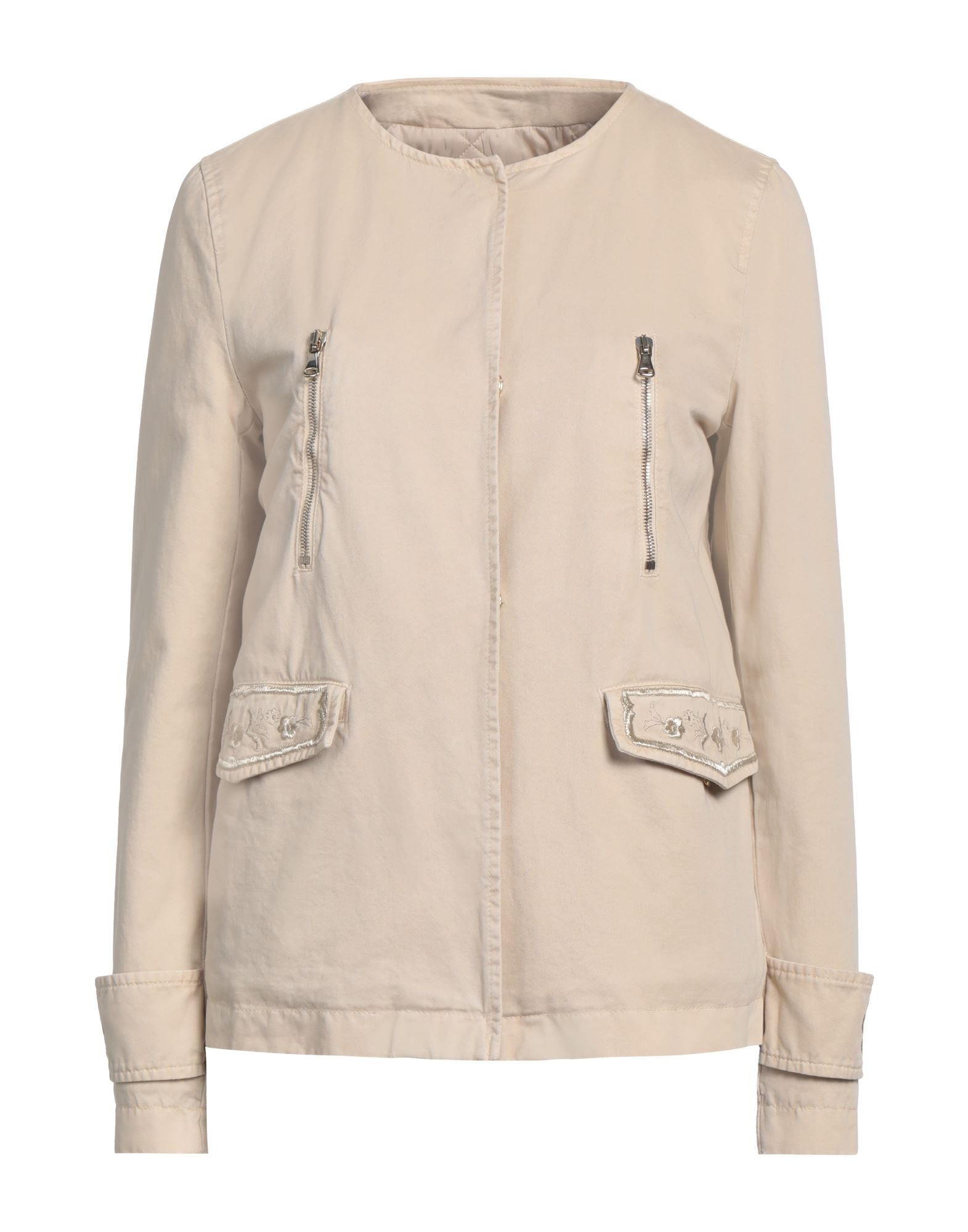 ERMANNO DI ERMANNO SCERVINO Jacke & Anorak Damen Beige von ERMANNO DI ERMANNO SCERVINO