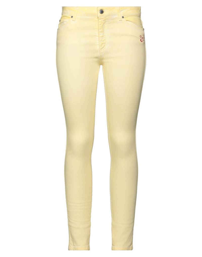 ERMANNO DI ERMANNO SCERVINO Jeanshose Damen Gelb ERMANNO DI ERMANNO SCERVINO Jeanshose Damen Gelb von ERMANNO DI ERMANNO SCERVINO