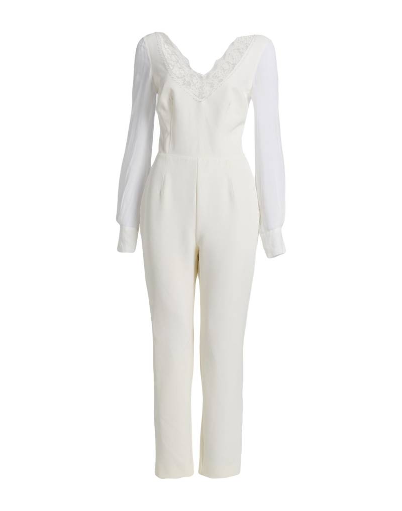 ERMANNO DI ERMANNO SCERVINO Jumpsuit Damen Cremeweiß von ERMANNO DI ERMANNO SCERVINO