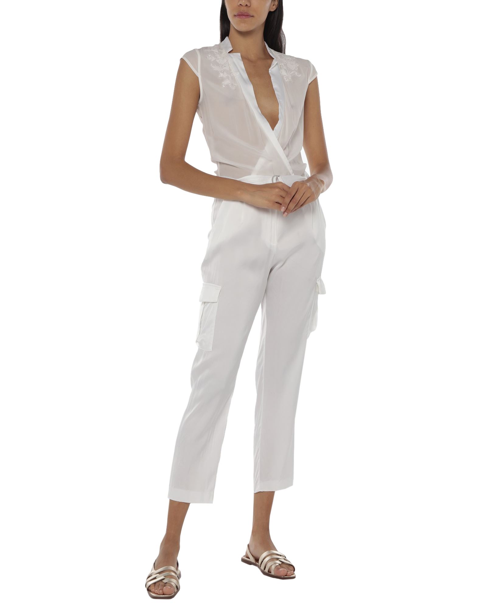 ERMANNO DI ERMANNO SCERVINO Jumpsuit Damen Weiß von ERMANNO DI ERMANNO SCERVINO