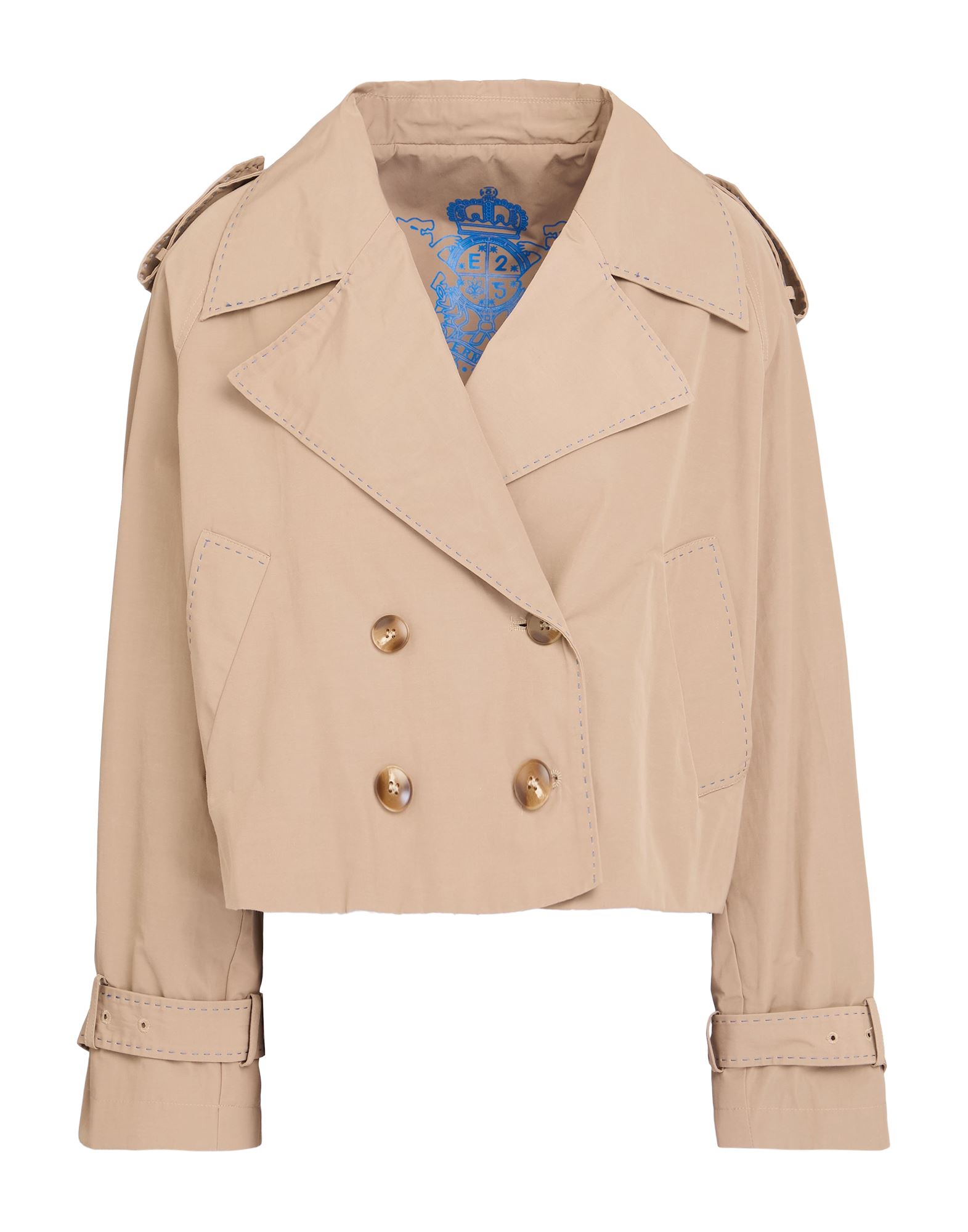 ERMANNO FIRENZE Jacke & Anorak Damen Beige von ERMANNO FIRENZE