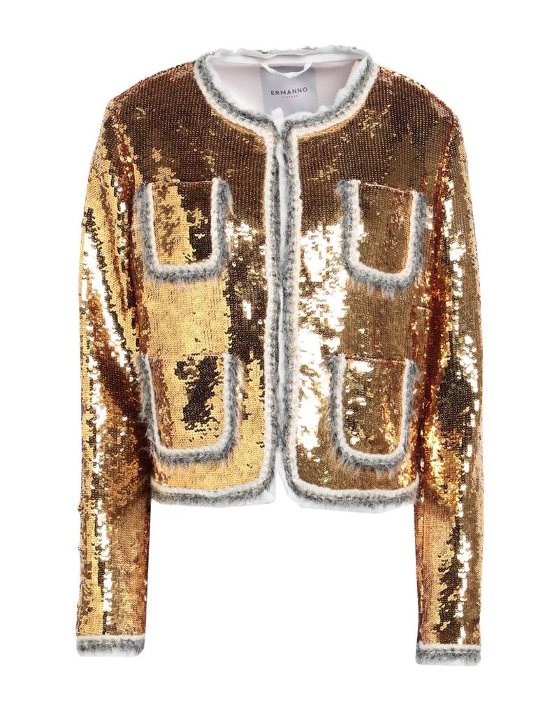 ERMANNO FIRENZE Jacke & Anorak Damen Gold von ERMANNO FIRENZE