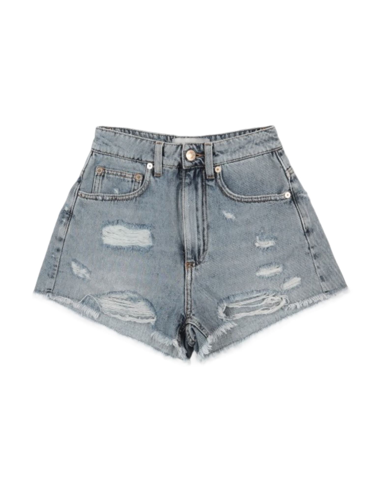 ERMANNO FIRENZE Jeansshorts Damen Blau von ERMANNO FIRENZE