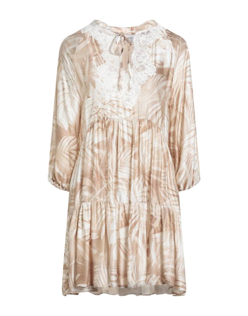 ERMANNO FIRENZE Mini-kleid Damen Beige von ERMANNO FIRENZE