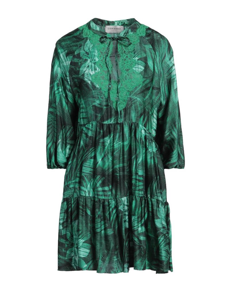 ERMANNO FIRENZE Mini-kleid Damen Grün von ERMANNO FIRENZE
