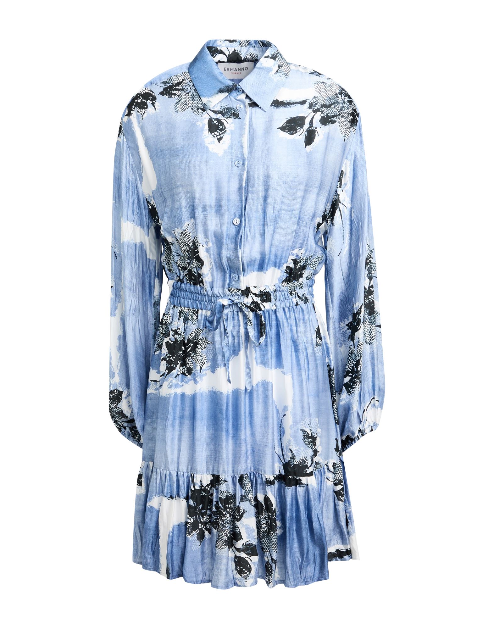 ERMANNO FIRENZE Mini-kleid Damen Hellblau ERMANNO FIRENZE Mini-kleid Damen Hellblau von ERMANNO FIRENZE