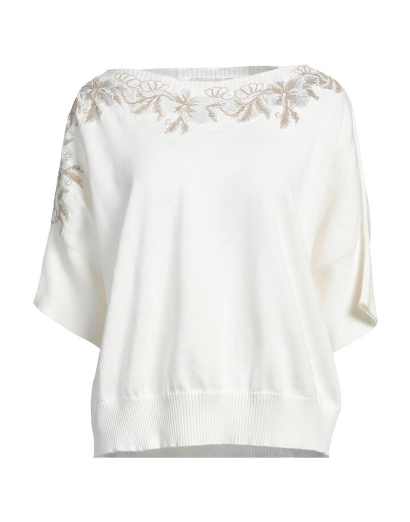 ERMANNO FIRENZE Pullover Damen Elfenbein von ERMANNO FIRENZE