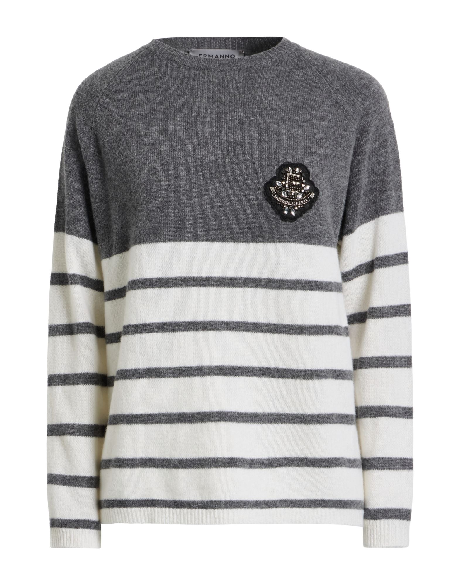 ERMANNO FIRENZE Pullover Damen Grau ERMANNO FIRENZE Pullover Damen Grau von ERMANNO FIRENZE