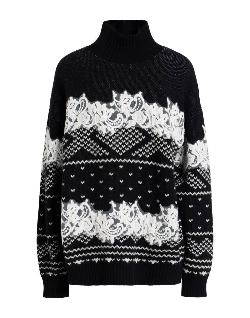 ERMANNO FIRENZE Rollkragenpullover Damen Schwarz von ERMANNO FIRENZE