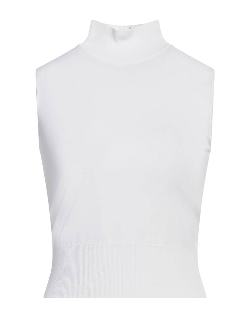 ERMANNO FIRENZE Rollkragenpullover Damen Weiß von ERMANNO FIRENZE