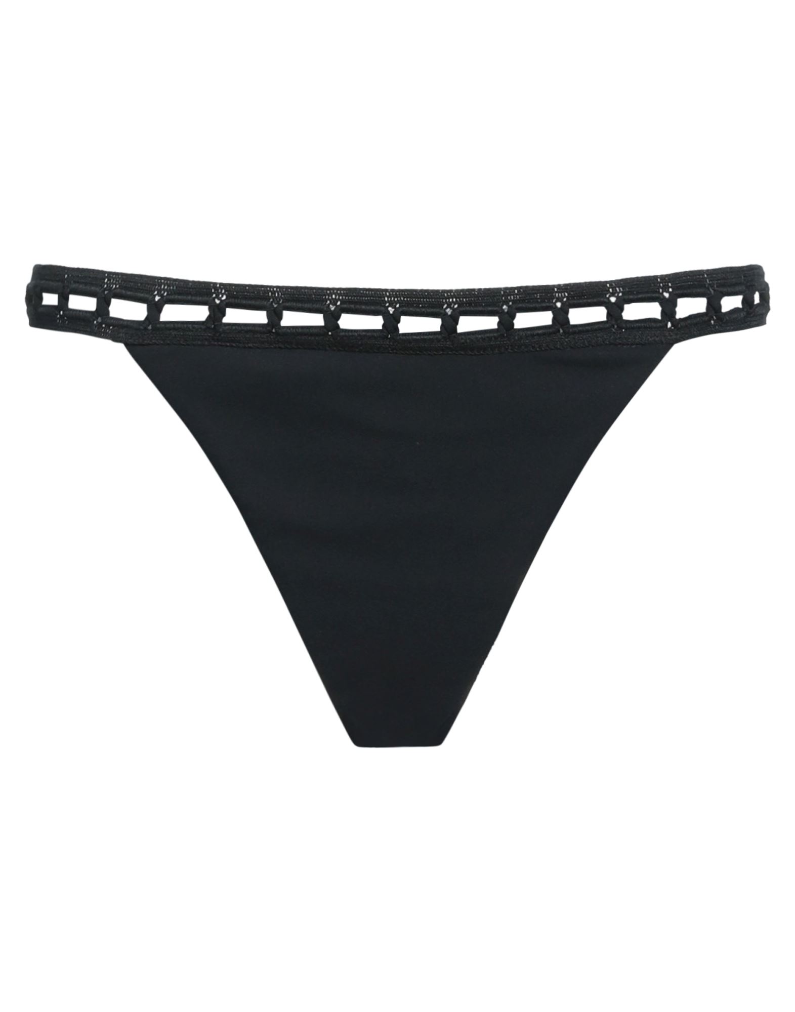 ERMANNO SCERVINO BEACHWEAR Bikinislip & Badehose Damen Schwarz von ERMANNO SCERVINO BEACHWEAR